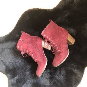 SOLD Suede Booties
